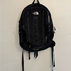 The North Face Box Shot Black Backpack Outdoor Travel